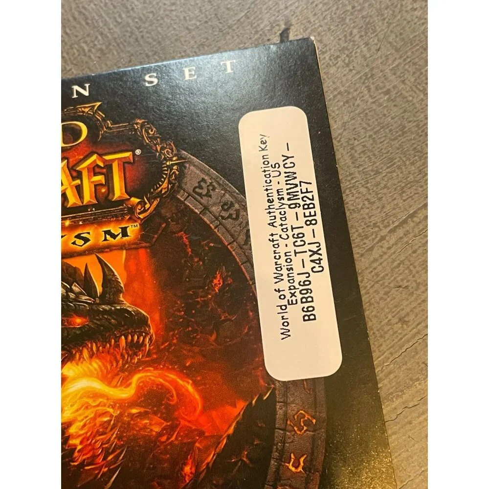 World of Warcraft: Cataclysm Expansion Set - Video Game PC disc